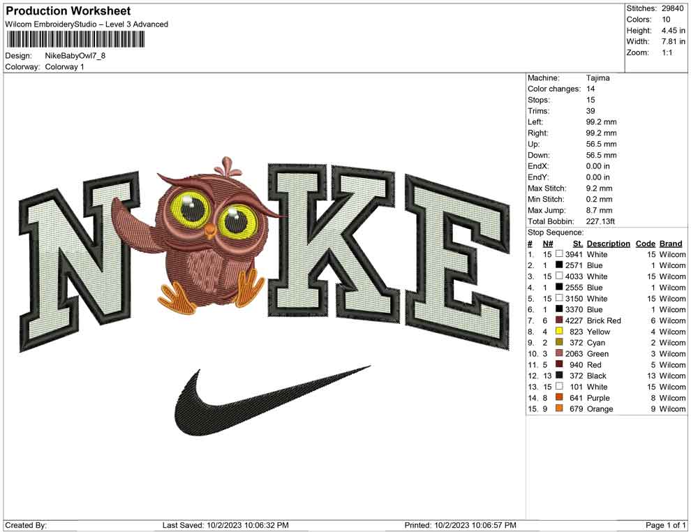 Nike Baby Owl
