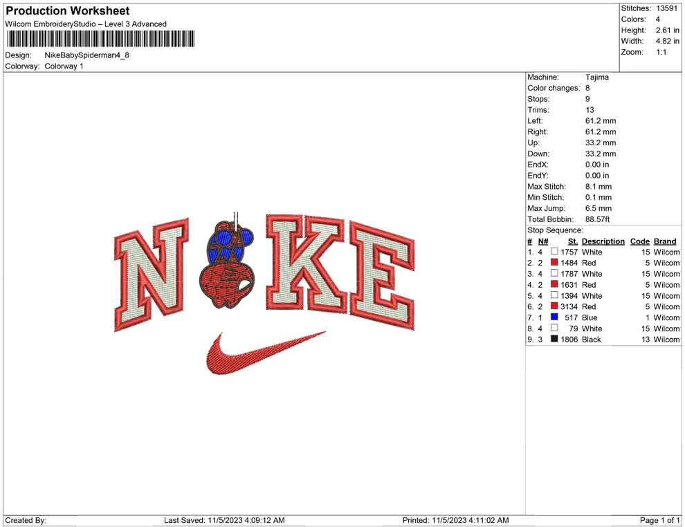 Nike baby Spiderman