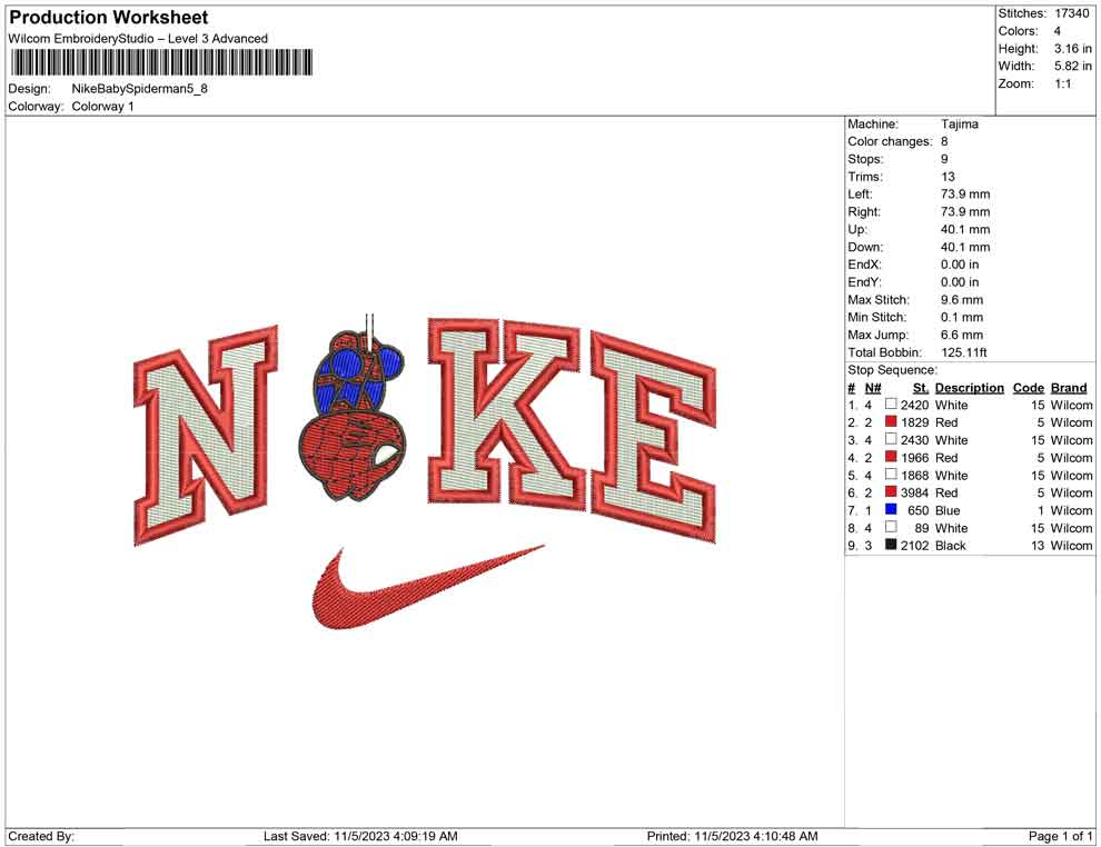 Nike baby Spiderman