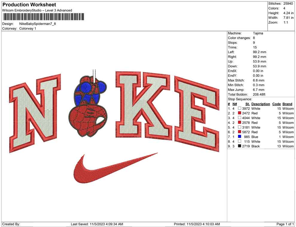 Nike baby Spiderman