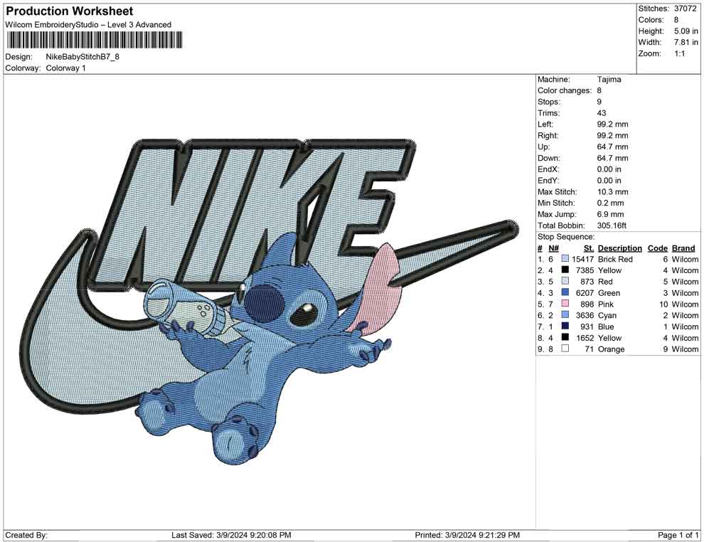 Nike Baby Stitch B