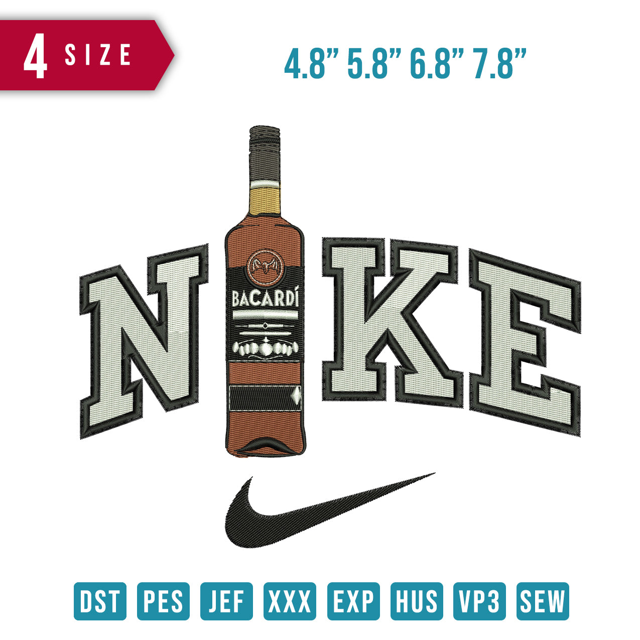Nike Bacardi bottle
