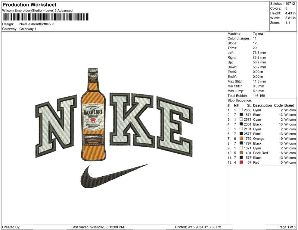 Nike Bakheart Bottle