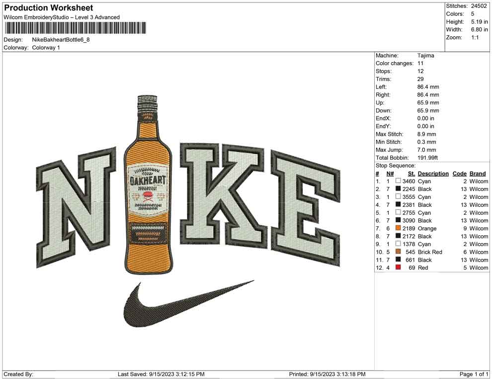 Nike Bakheart Bottle
