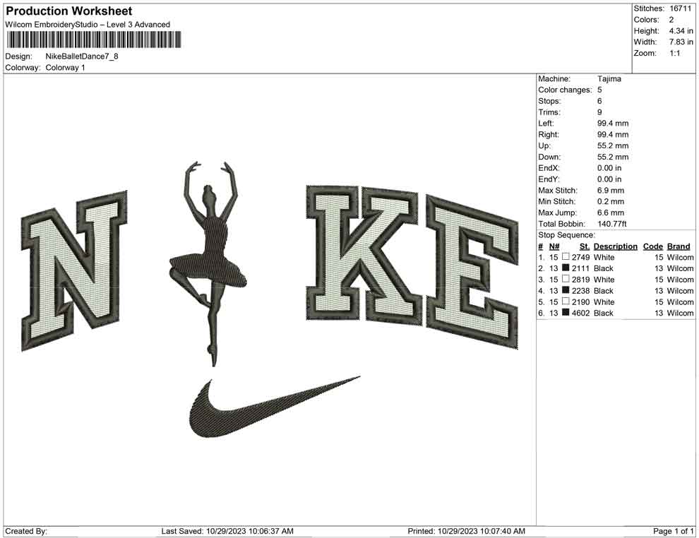 Nike Ballet Dance