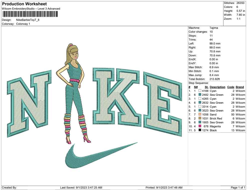 Nike Barbie Toy