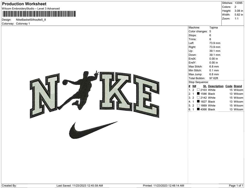Nike Basket Silhouette