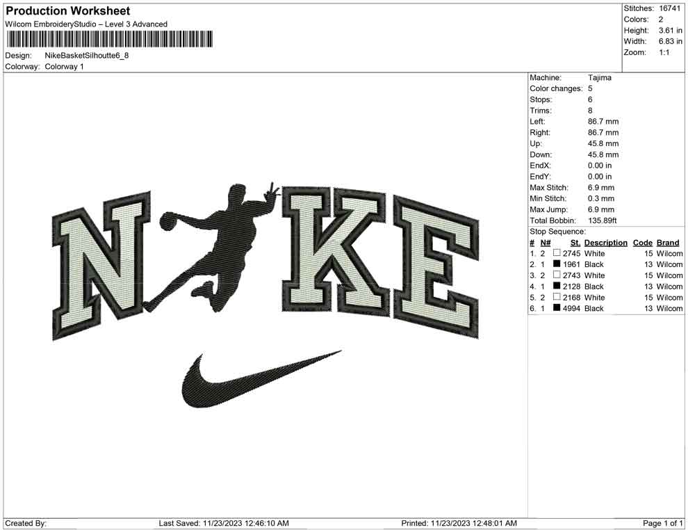 Nike Basket Silhouette