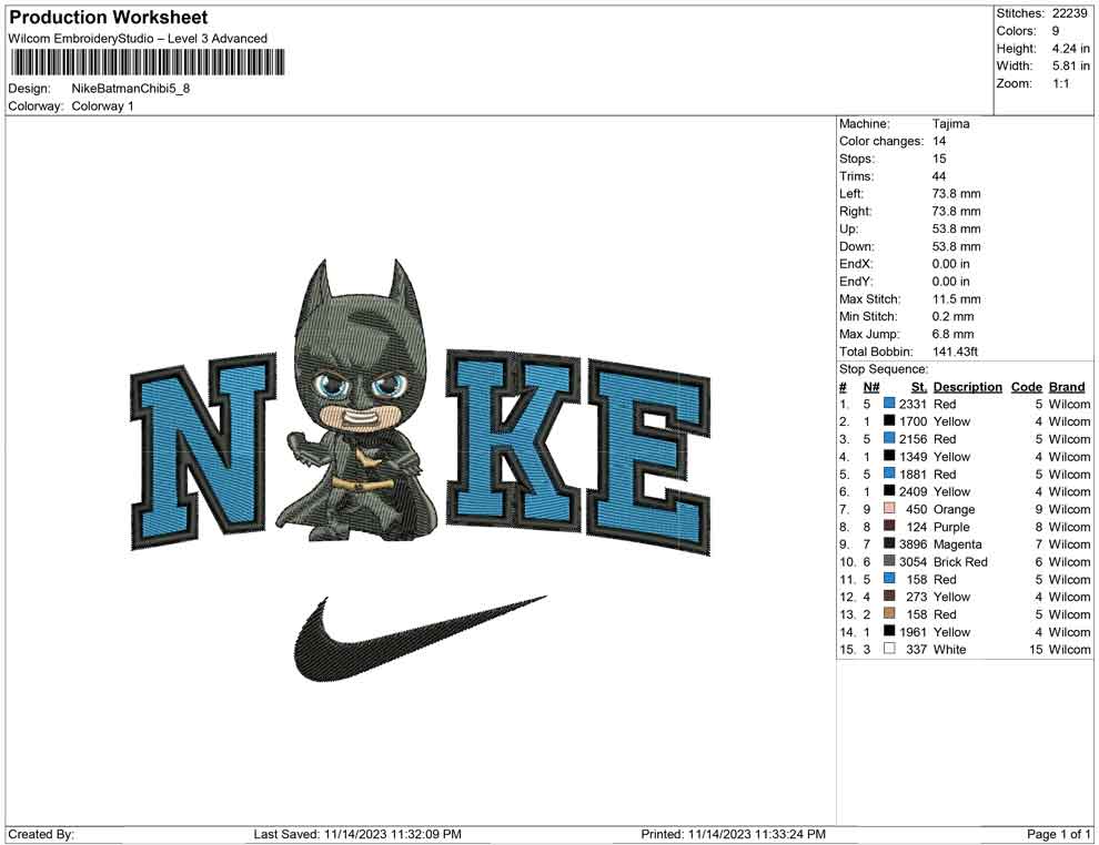 Nike Batman Chibi