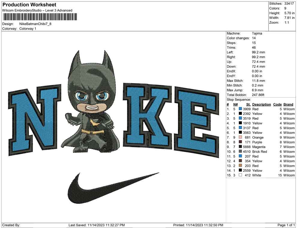 Nike Batman Chibi