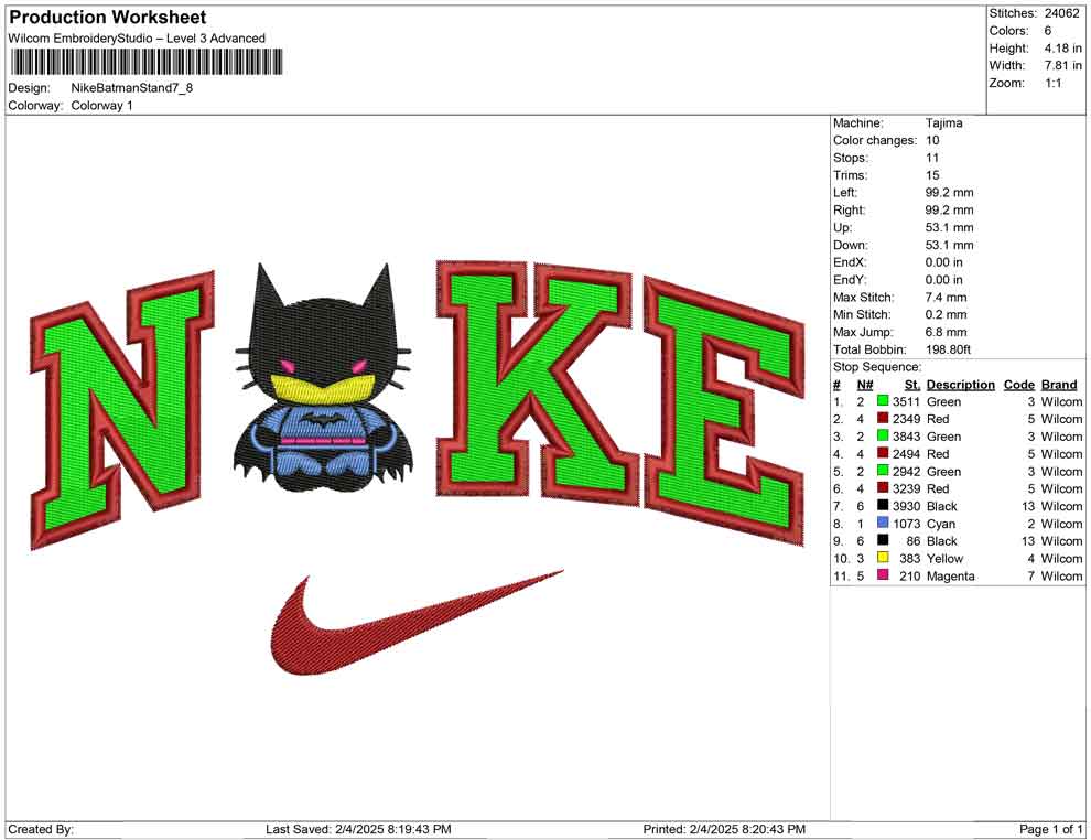Nike Batman Stand
