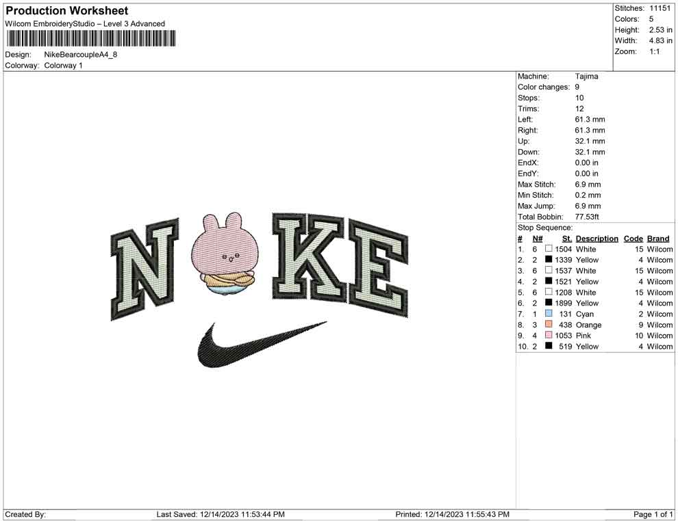 Nike Bear Couple A