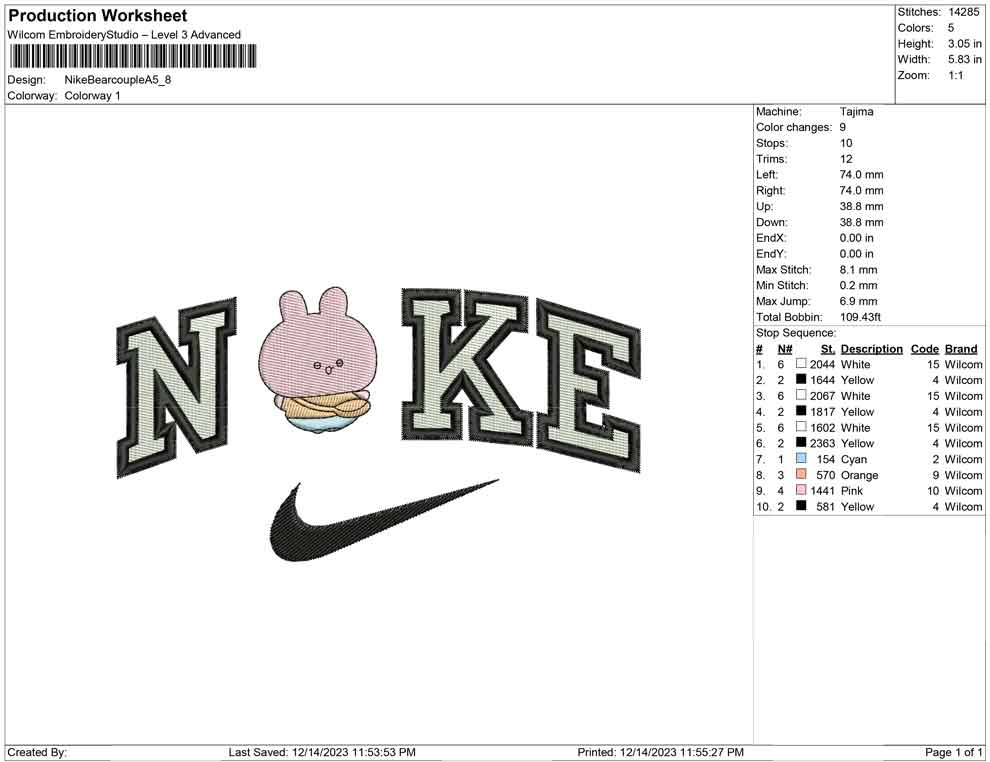 Nike Bear Couple A