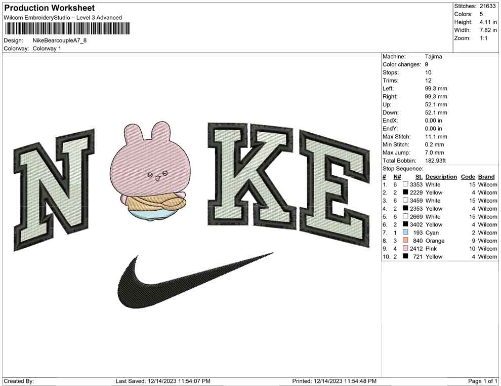 Nike Bear Couple A