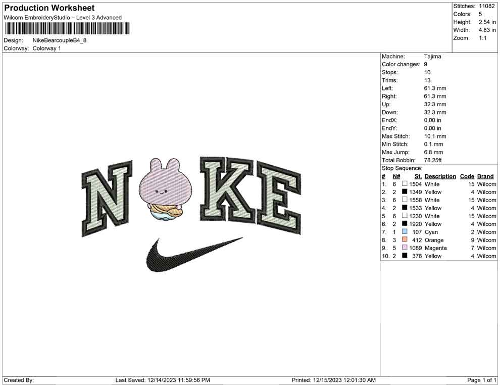 Nike Bear Couple B