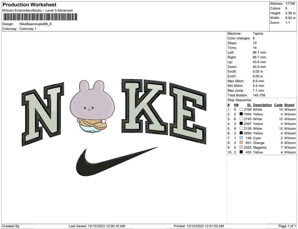 Nike Bear Couple B
