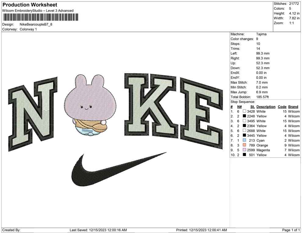 Nike Bear Couple B