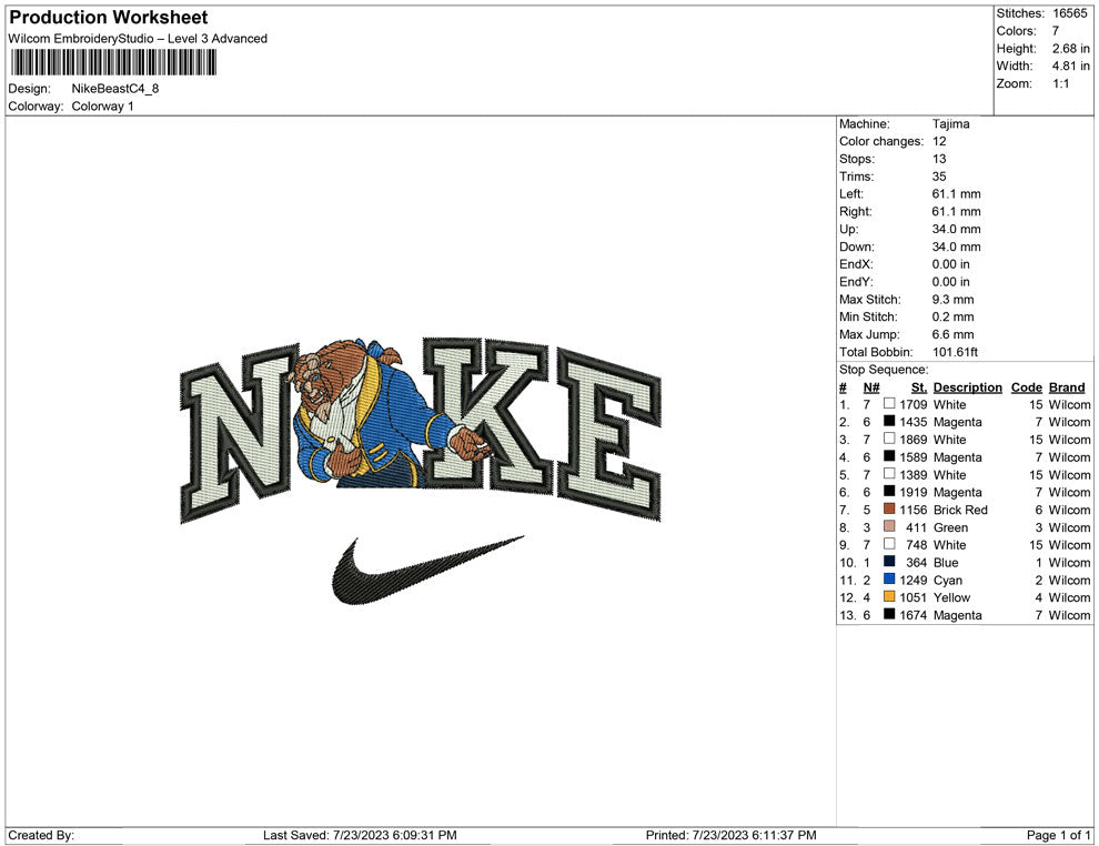 Nike beast C