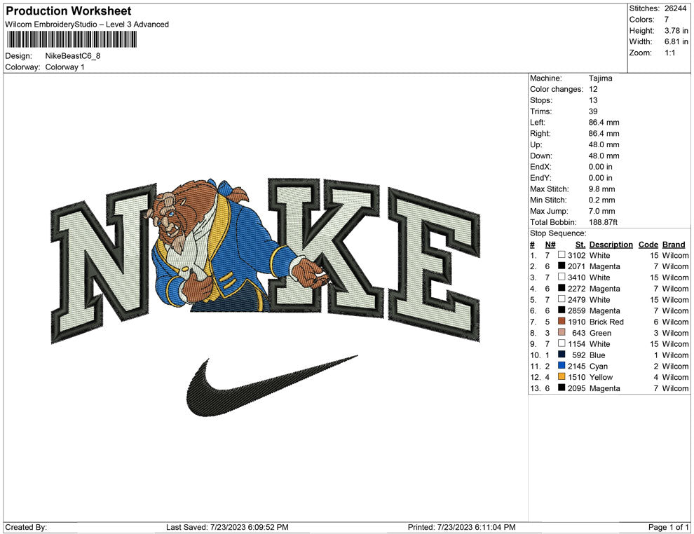 Nike beast C