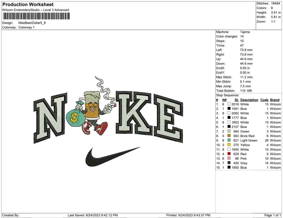 Nike Beer Dollar