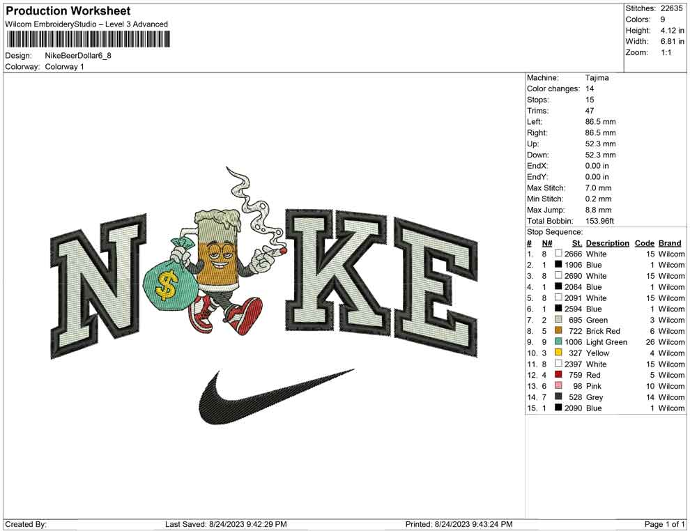 Nike Beer Dollar