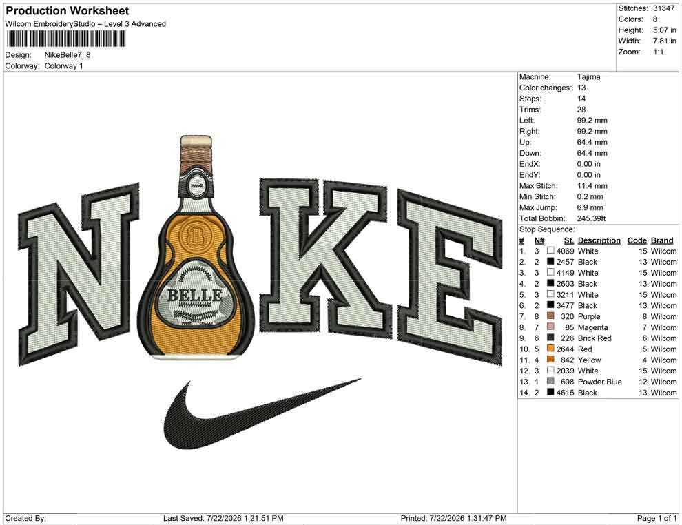 Nike Belle