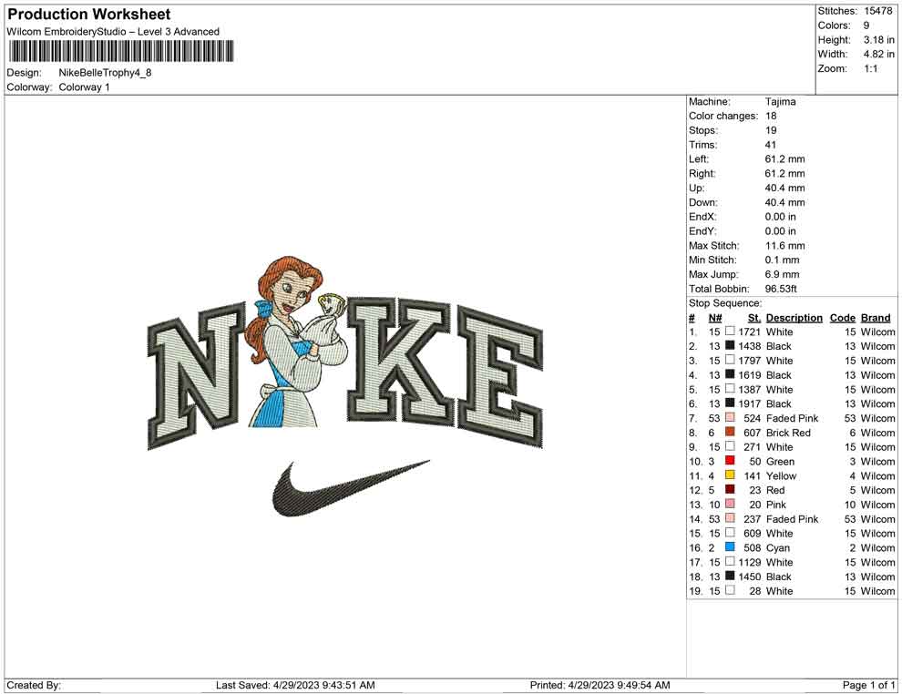 Nike Belle Trophy