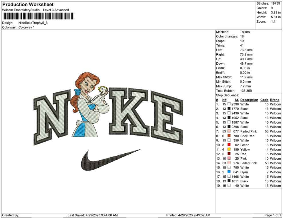 Nike Belle Trophy