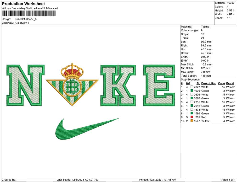 Nike Real Betis icon