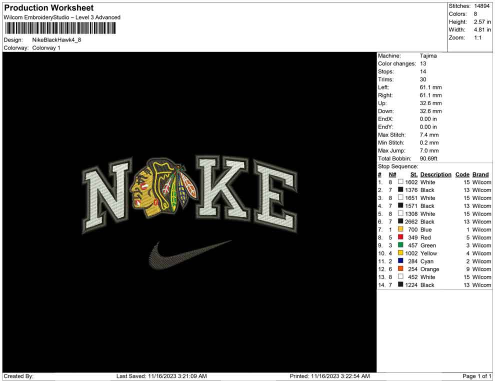 Nike Black hawk