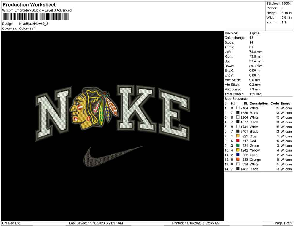 Nike Black hawk
