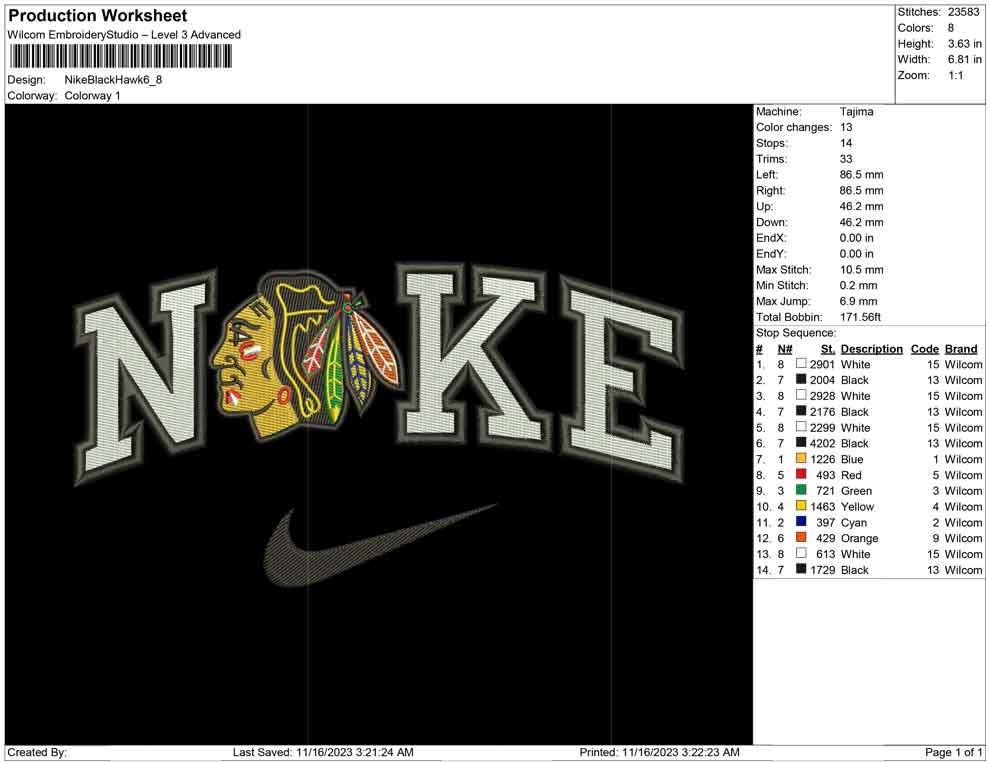 Nike Black hawk