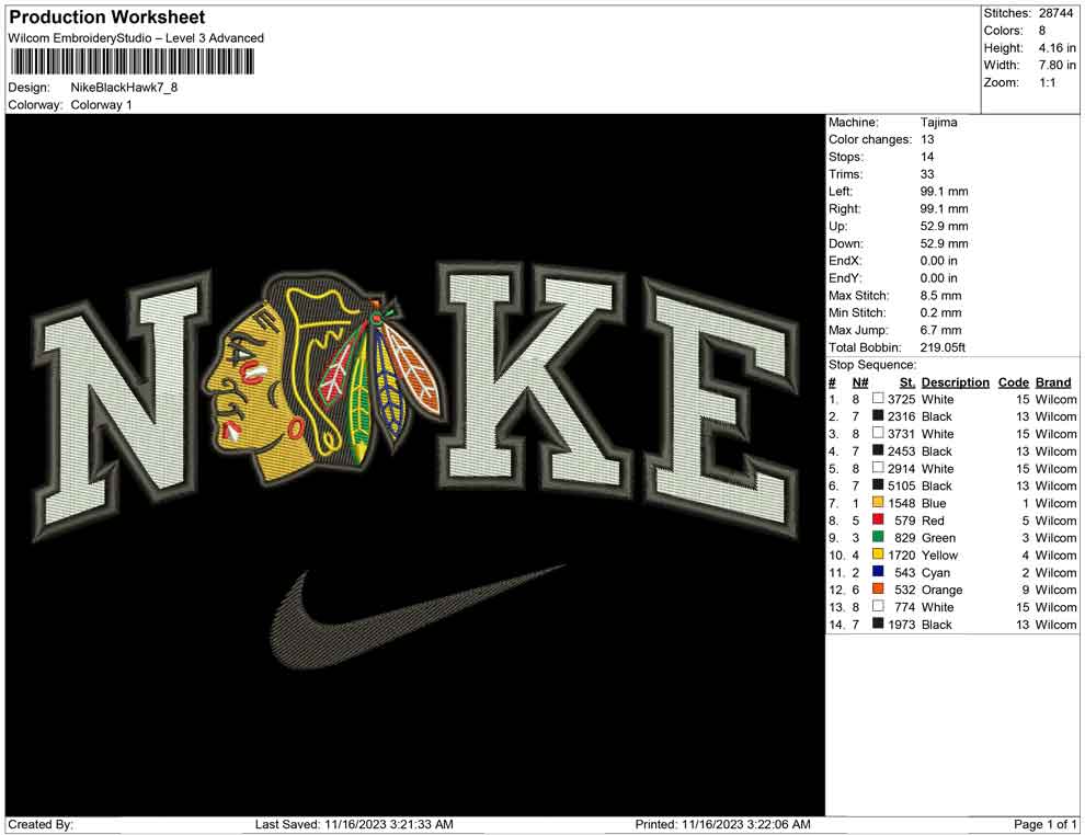 Nike Black hawk