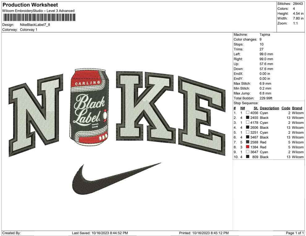 Nike Black Label Bottle