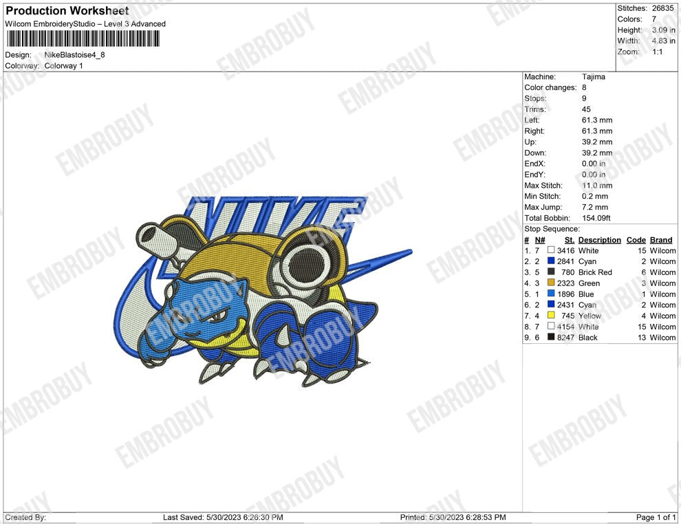 Nike Blastoise
