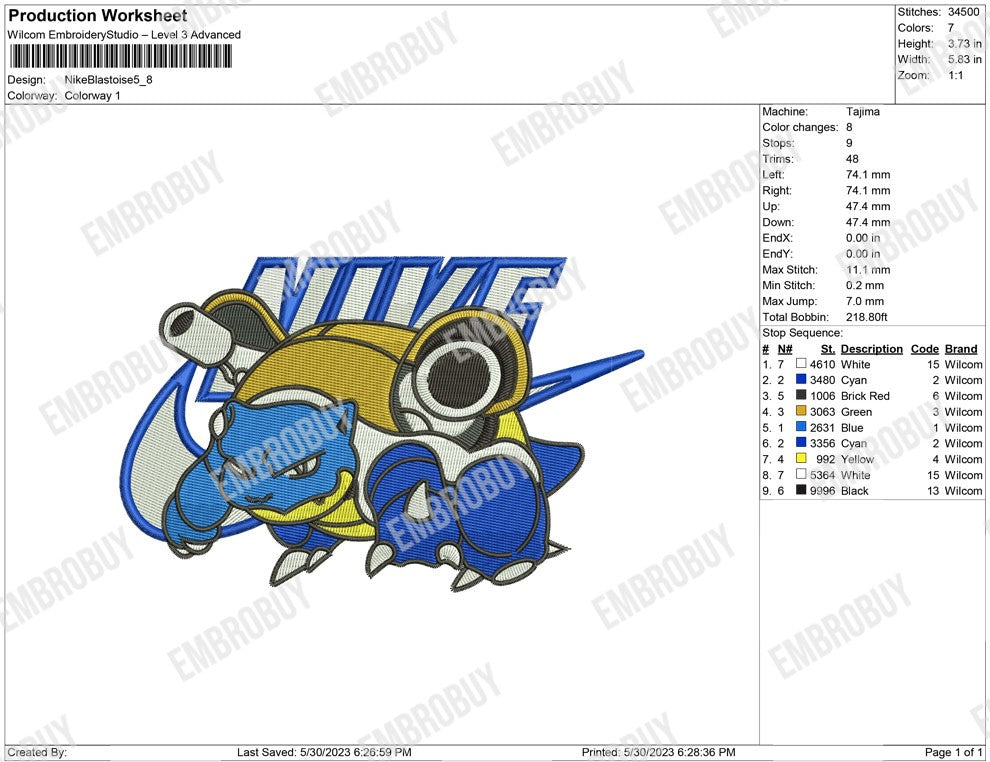 Nike Blastoise
