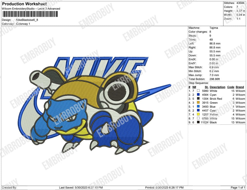 Nike Blastoise