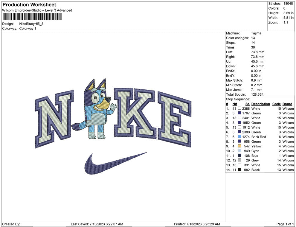 Nike Bluey Hi