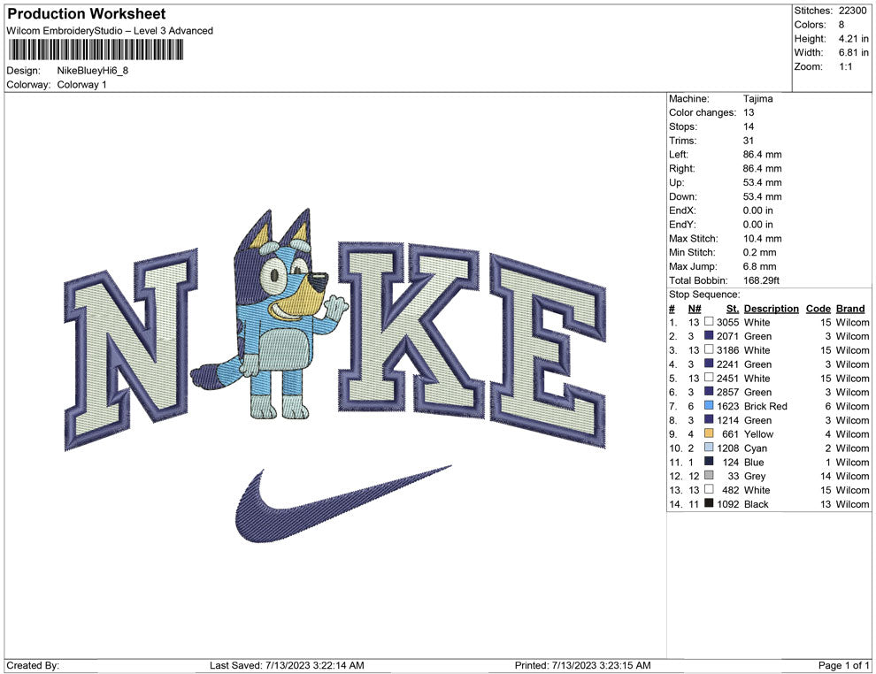 Nike Bluey Hi