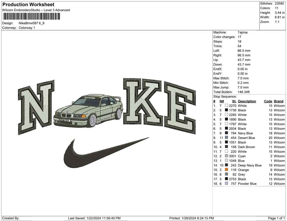 Nike Bmw597
