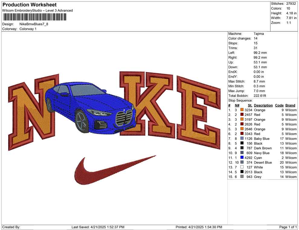 Nike Bmw Blues