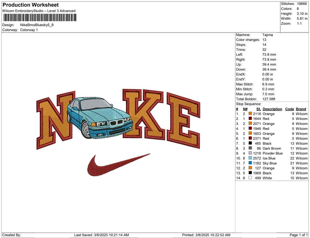 Nike Bmw Blue sky