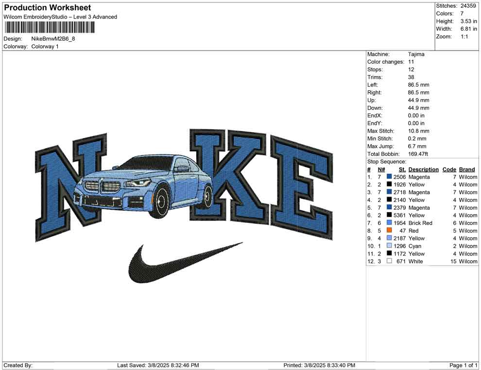 Nike Bmw M2 B