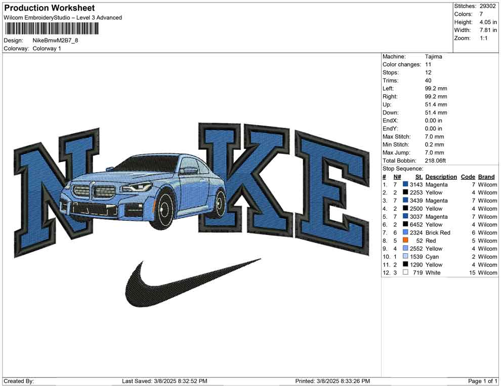 Nike Bmw M2 B