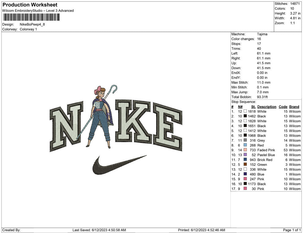 Nike Bo Peep