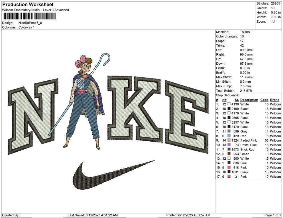 Nike Bo Peep