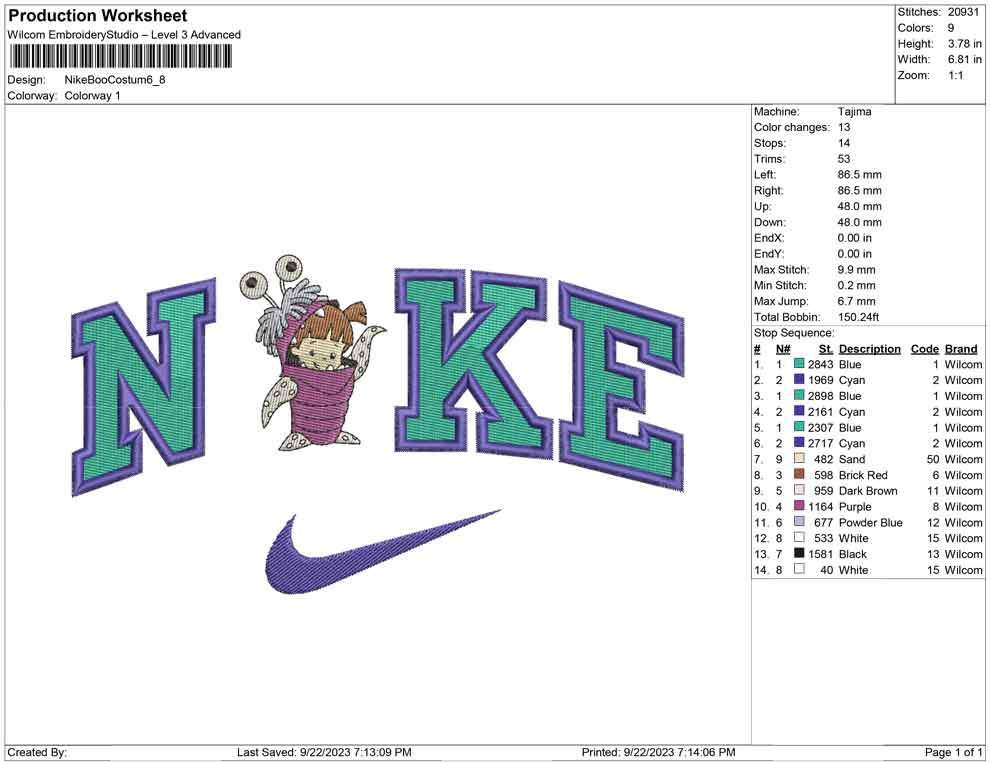 Nike Boo Custom