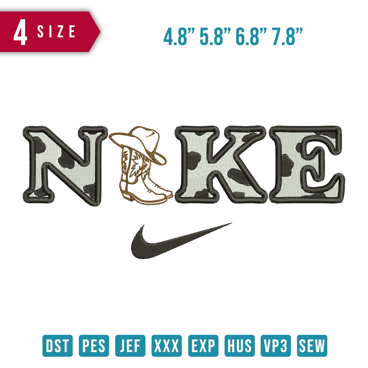 Nike boot cow