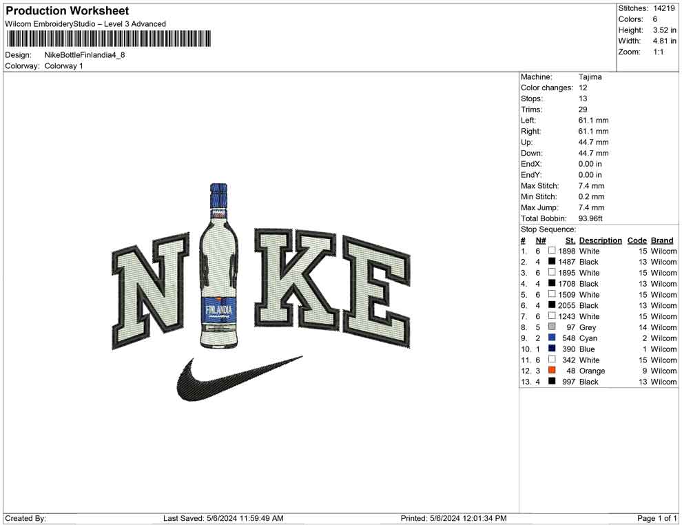 Nike Bottle Finlandia