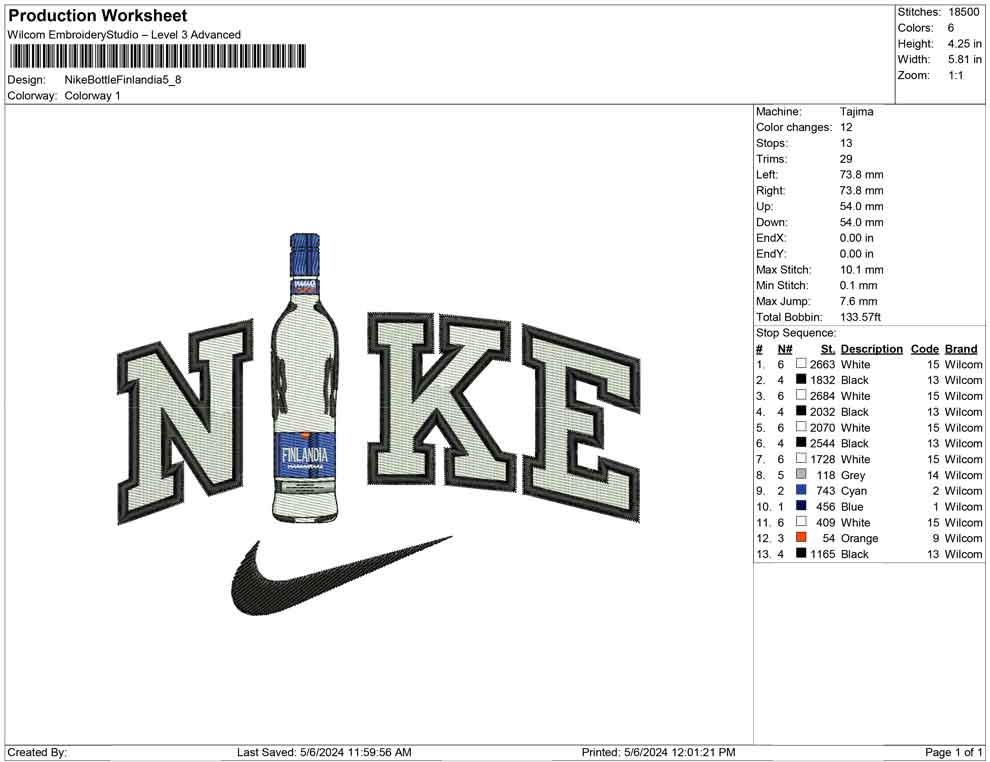 Nike Bottle Finlandia